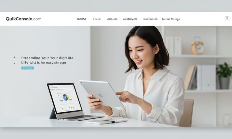 QuikConsole com: Streamline Your Digital Life with Easy Storage