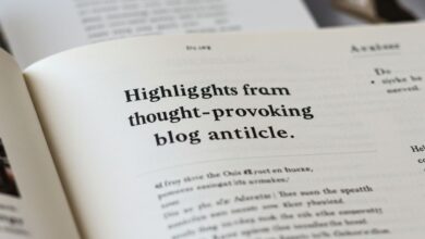 e by a: Highlights from Our Thought-Provoking Blog Article