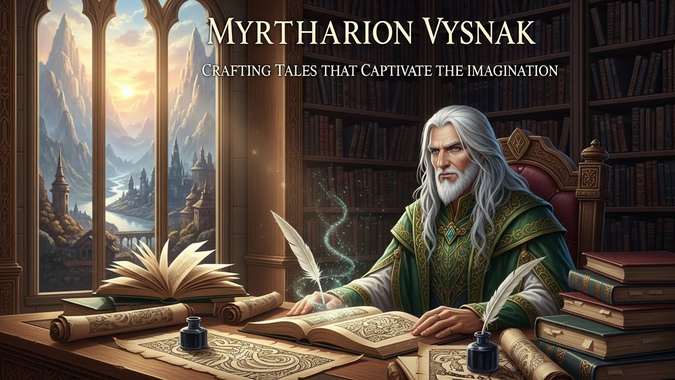 Myrtharion Vysnak: Crafting Tales that Captivate the Imagination
