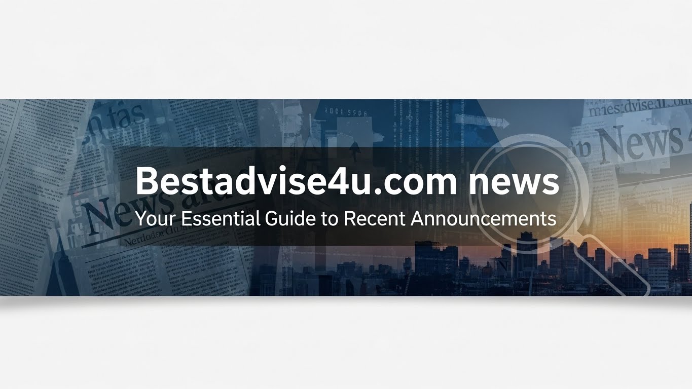 Bestadvise4u.com news: Your Essential Guide to Recent Announcements